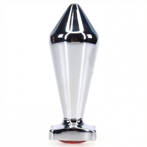 Plug anal avec bijou BLOCK 6 x 2.7 cm