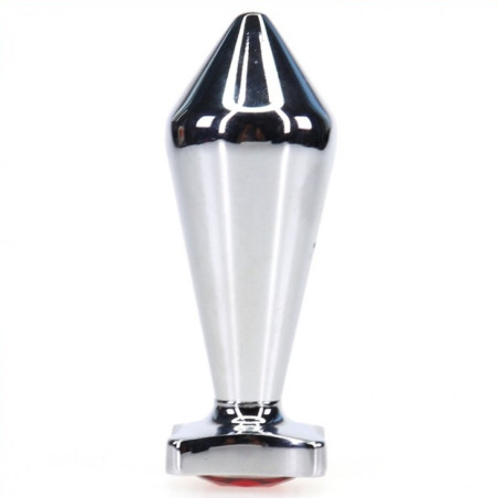 Plug anal avec bijou BLOCK 6 x 2.7 cm