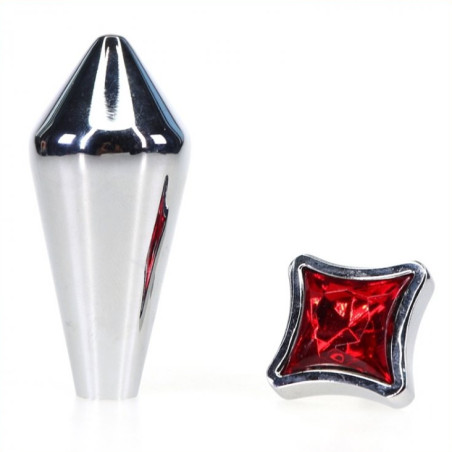 Plug anal avec bijou BLOCK 6 x 2.7 cm