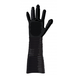Gant Long Texturé PLEASURE FISTER Noir