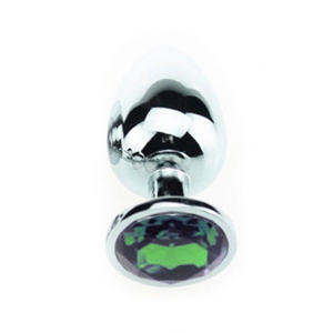 Plug anal avec Bijou JEWEL Vert 7 x 3.4 cm