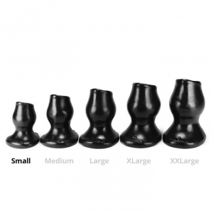 Pig-Hole FuckPlug Noir Small - 7 x 4.5 cm