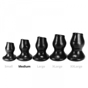 Pig-Hole FuckPlug Noir Medium - 8 x 5.5 cm