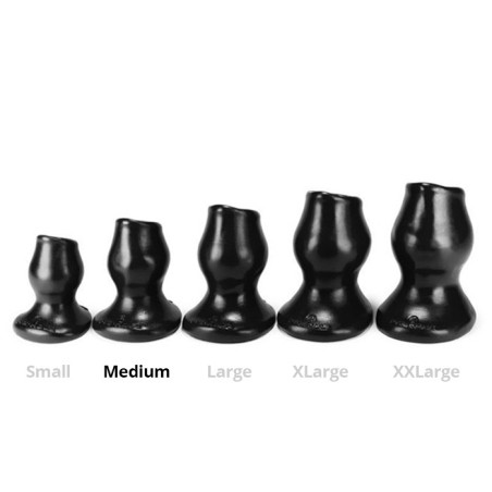 Pig-Hole FuckPlug Noir Medium - 8 x 5.5 cm