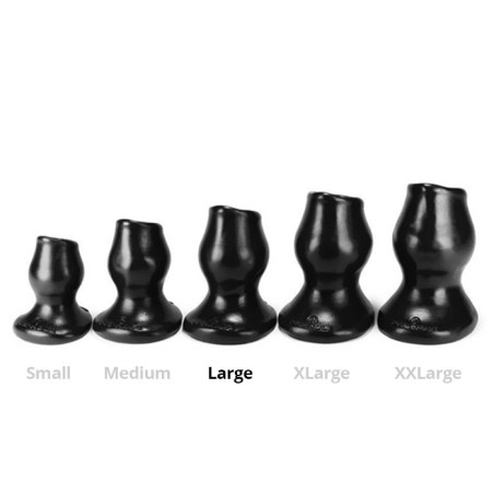 Pig-Hole FuckPlug Noir Large - 9 x 7 cm