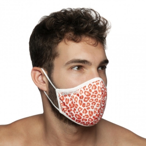 Masque alternatif LEOPARD Rouge