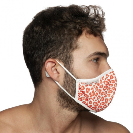Masque alternatif LEOPARD Rouge