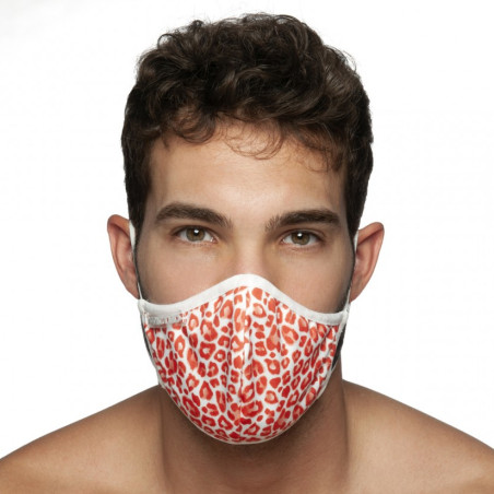 Masque alternatif LEOPARD Rouge