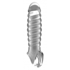 Gaine de pénis RIBBY PENIS Sono N°32 | 11 x 3 cm Transparente