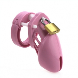 Cage de chasteté Silicone Rose 7 x 3.3 cm