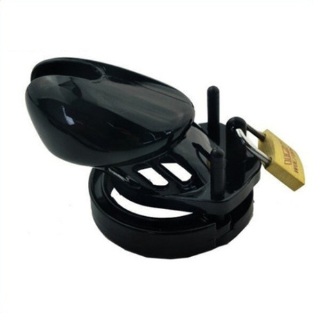 Cage de chasteté MINI LOCKY 6 x 3.2 cm Noire