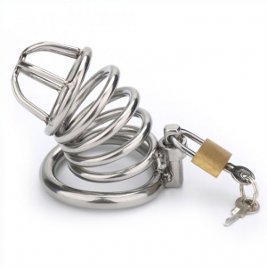 Cage de chasteté en métal BIRDY 8 x 3.5 cm
