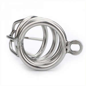 Cage de chasteté en métal BIRDY 8 x 3.5 cm