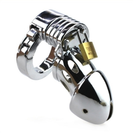 Cage de chasteté en métal MODULA 9 x 3.5 cm