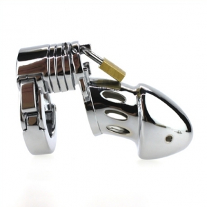Cage de chasteté en métal MODULA 9 x 3.5 cm