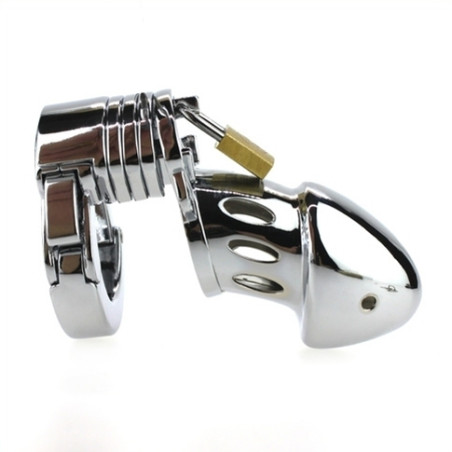 Cage de chasteté en métal MODULA 9 x 3.5 cm