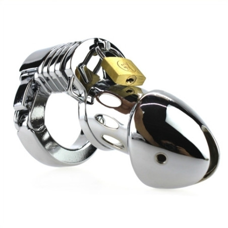 Cage de chasteté en métal MODULA 9 x 3.5 cm