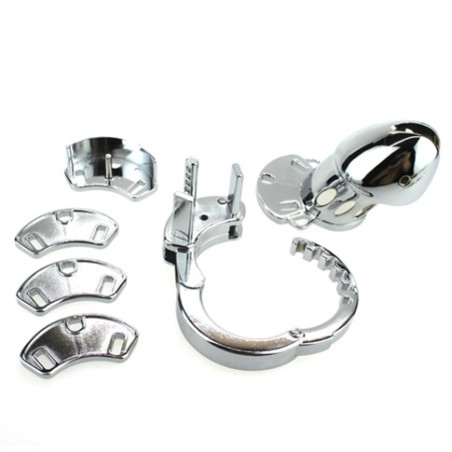 Cage de chasteté en métal MODULA 9 x 3.5 cm