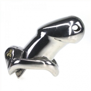 Cage de chasteté en métal RICKERS 8.5 x 3.3 cm