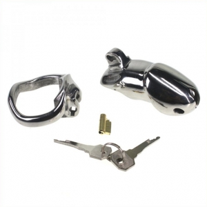 Cage de chasteté en métal RICKERS 8.5 x 3.3 cm