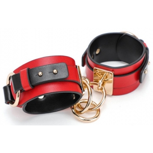 Coffret BDSM LUXURY Noir-Rouge 8 Pièces