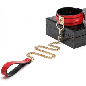 Coffret BDSM LUXURY Noir-Rouge 8 Pièces