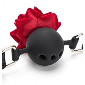 Baillon Boule avec Rose BUD GAG Rouge 2