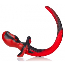 Plug Queue Puppy Tail BULLDOG Rouge 11.5 x 6cm