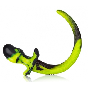 Plug Queue Puppy Tail BULLDOG Jaune 11.5 x 6cm