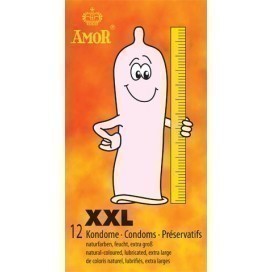 Préservatifs Grande Taille XXL Amor 54mm x12