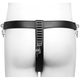 Ceinture de chasteté PANTY Simili Noir 2