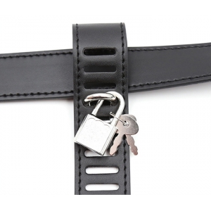 Ceinture de chasteté PANTY Simili Noir