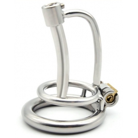 Cage de chasteté avec Tige d'urètre 5cm | Diamètre 8mm 2