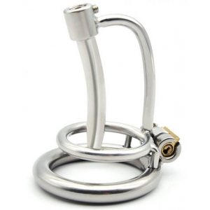 Cage de chasteté avec Tige d'urètre 5cm | Diamètre 8mm