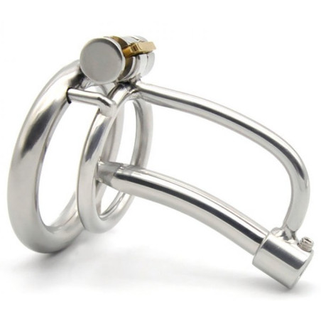 Cage de chasteté avec Tige d'urètre 5cm | Diamètre 8mm