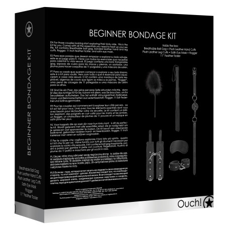 Kit SM Bondage Débutant 6 Pièces