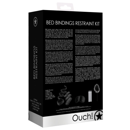 Kit SM BONDAGE BED 4 pièces