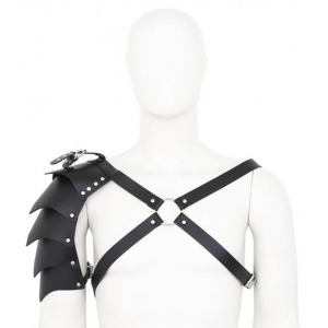 Harnais avec Épaulette GLADIATOR Simili Noir