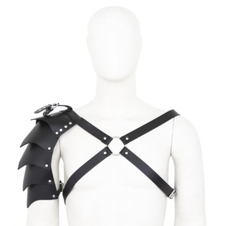 Harnais avec Épaulette GLADIATOR Simili Noir