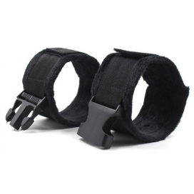 Menottes de poignets BUCKLE Noir 2
