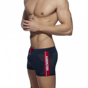 Short WAISTBAND MESH Marine
