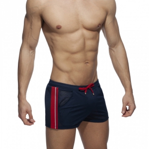 Short WAISTBAND MESH Marine