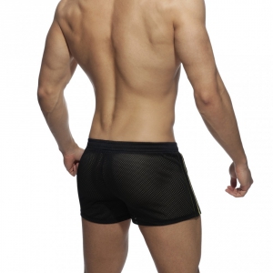Short WAISTBAND MESH Noir