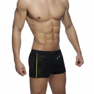 Short WAISTBAND MESH Noir