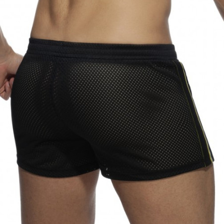 Short WAISTBAND MESH Noir