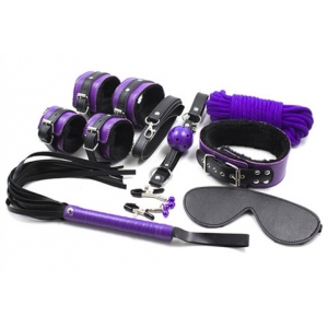 Kit SM FUR LINED 8 Pièces Violet-Noir