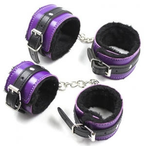 Kit SM FUR LINED 8 Pièces Violet-Noir