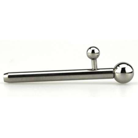 Plug d'urètre percé ALBERT WAND 6.5cm | Diamètre 8mm