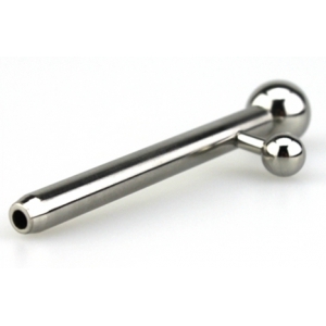 Plug d'urètre percé ALBERT WAND 6.5cm | Diamètre 8mm