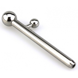 Plug d'urètre percé ALBERT WAND 6.5cm | Diamètre 8mm